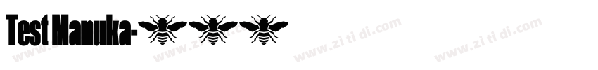 Test Manuka字体转换